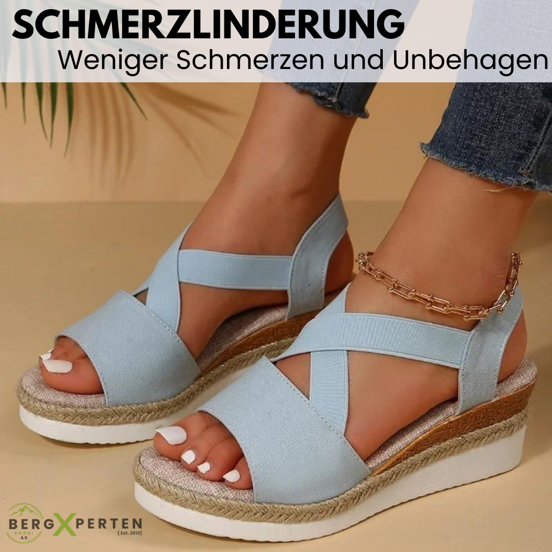 OrthoStella - ergonomische schmerzlindernde Sandalen für Damen - Sonderaktion 1+1 Gratis